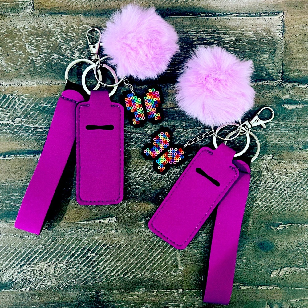 Handmade Rainbow Butterfly Keychains
